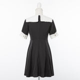【10/23 10:59までの特別価格】レース角襟クラシカルワンピース