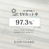 【10/23 10:59までの特別価格】フリルトップス&スリットパンツ/ラッシュガードセット