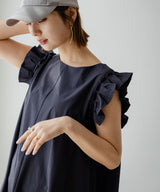 【10/23 10:59までの特別価格】フリルトップス&スリットパンツ/ラッシュガードセット