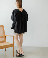 【10/23 10:59までの特別価格】バルーン袖トップス&ハーフパンツ/ラッシュガードセット