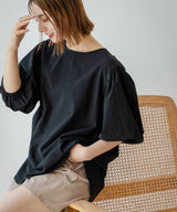 【10/23 10:59までの特別価格】バルーン袖トップス&ハーフパンツ/ラッシュガードセット