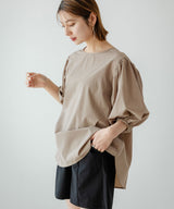 【10/23 10:59までの特別価格】バルーン袖トップス&ハーフパンツ/ラッシュガードセット