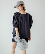 【10/23 10:59までの特別価格】バルーン袖トップス&ハーフパンツ/ラッシュガードセット