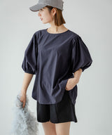 【10/23 10:59までの特別価格】バルーン袖トップス&ハーフパンツ/ラッシュガードセット