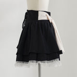 セーラーカラーブラウス学生服風セットアップ3点セット