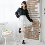 【10/23 10:59までの特別価格】レースフレアミニスカート