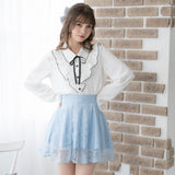 【10/23 10:59までの特別価格】レースフレアミニスカート