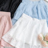 【10/23 10:59までの特別価格】レースフレアミニスカート