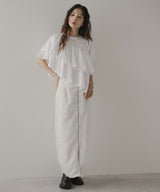 【10/23 10:59までの特別価格】アシンメトリーフリルTシャツ