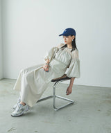 タフタ×チュールドッキングワンピース