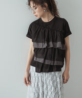 【10/23 10:59までの特別価格】ボリュームラッフルTシャツ