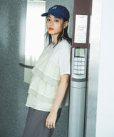 【10/23 10:59までの特別価格】ボリュームラッフルTシャツ
