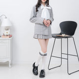 【メール便】ライン入りハイソックス
