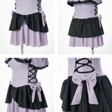 【10/23 10:59までの特別価格】魔法少女サイドレースアップ水着