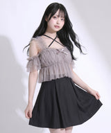 チュールsetフレアワンピース水着
