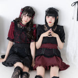 【10/23 10:59までの特別価格】レースフリル切替フレアスカート