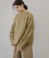 【10/23 10:59までの特別価格】ミックスカラーシャギーニット