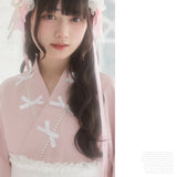リボンレースアップティアード浴衣