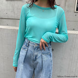 カラーシアートップス