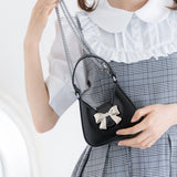 リボンモチーフ2wayハンドバッグ