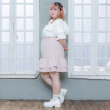 【10/23 10:59までの特別価格】二段フリルスカート