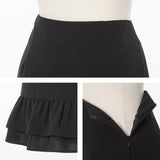 【10/23 10:59までの特別価格】二段フリルスカート