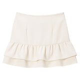 【10/23 10:59までの特別価格】二段フリルスカート