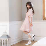 【10/23 10:59までの特別価格】ハートネックお嬢様ワンピース