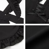 【10/23 10:59までの特別価格】フリルレースアップエプロン