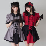 【10/23 10:59までの特別価格】フロントラッフルコルセットスカート