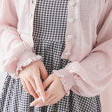 【10/23 10:59までの特別価格】ラメシアークロップドカーディガン【ニット】