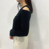 【10/23 10:59までの特別価格】アシメントリーカットデザイントップス【大きいサイズ有】