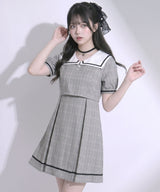 【10/23 10:59までの特別価格】スクエアカラーコーデワンピ