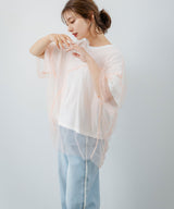 【10/23 10:59までの特別価格】チュールレイヤードTシャツ