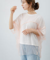 【10/23 10:59までの特別価格】チュールレイヤードTシャツ