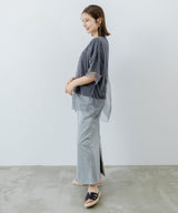 【10/23 10:59までの特別価格】チュールレイヤードTシャツ