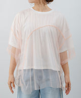 【10/23 10:59までの特別価格】チュールレイヤードTシャツ