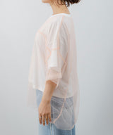 【10/23 10:59までの特別価格】チュールレイヤードTシャツ
