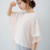 【10/23 10:59までの特別価格】チュールレイヤードTシャツ
