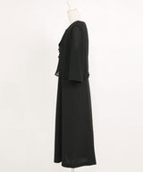 ブラックフォーマルワンピース【M/L/LL/3L/4L】