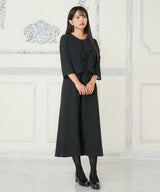 ブラックフォーマルワンピース【M/L/LL/3L/4L】