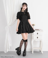 【10/23 10:59までの特別価格】サイドレースアップボレロドッキングスウェットワンピース