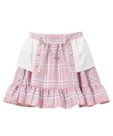 【10/23 10:59までの特別価格】ハートボタンペプラムスカート