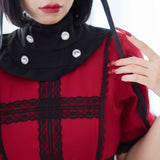 【10/23 10:59までの特別価格】ナースメイドレースワンピース