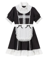 【10/23 10:59までの特別価格】ナースメイドレースワンピース