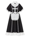 ロング　ブラック×ホワイト