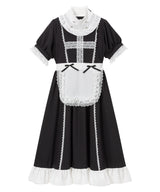 【10/23 10:59までの特別価格】ナースメイドレースワンピース