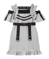 【10/23 10:59までの特別価格】ジャージオフショルワンピース