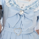 セーラービジューレースフリルワンピース