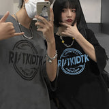 ビッグシルエットグラフィックTシャツ【選べる柄】【オーバーサイズ】【ロング丈】